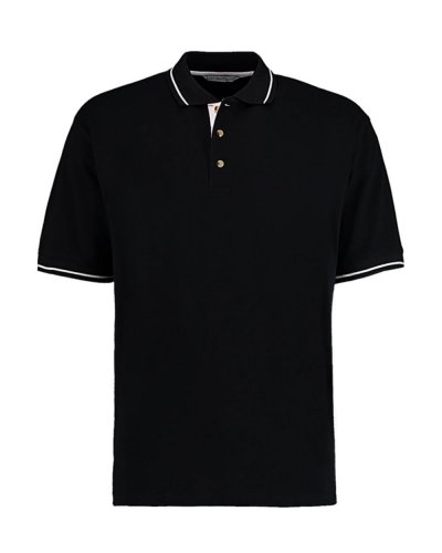 Polo uomo St. Mellion Classic Fit Black / White