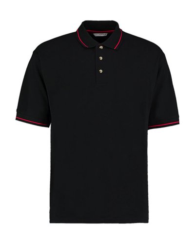 Polo uomo St. Mellion Classic Fit Black/Red