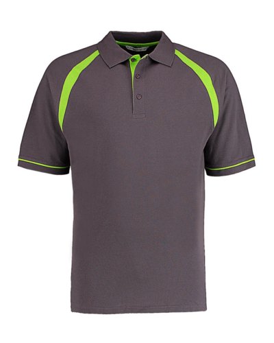 Polo Oak Hill Classic Fit Charcoal/Lime