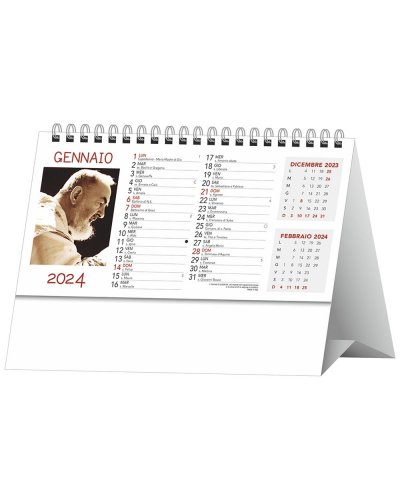 Calendario da tavolo Padre Pio