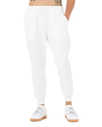 Pantaloni Jogger Unisex  Bella Canvas White