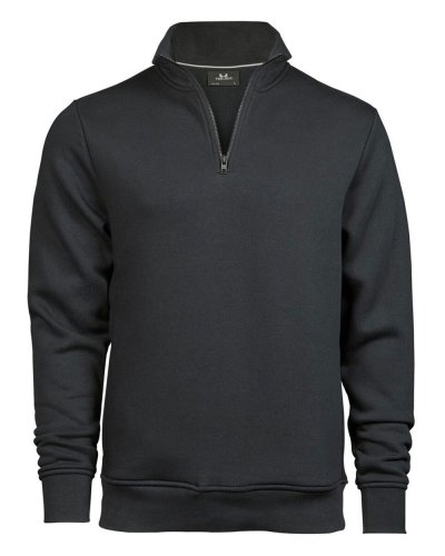Felpa mezza zip Dark Grey