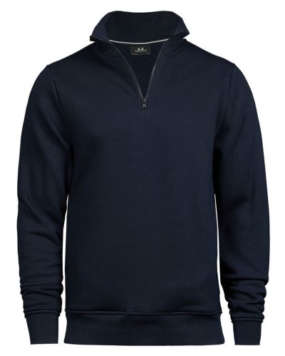 Felpa mezza zip Navy
