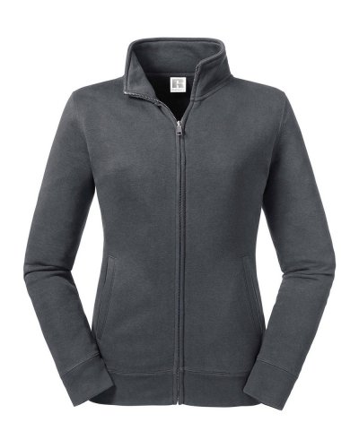 Felpa donna Authentic con zip Convoy Grey