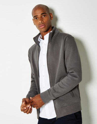 Felpa con zip Regular Fit Black