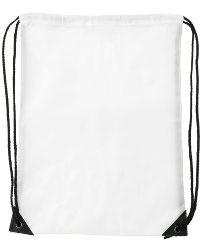 Sacche zaino personalizzate in poliestere 210 Bianco
