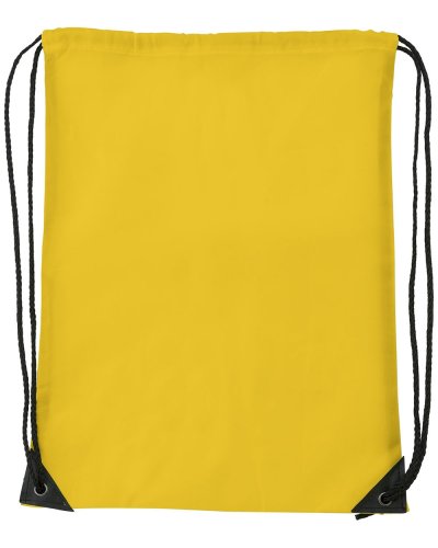Sacche zaino personalizzate in poliestere 210 Giallo