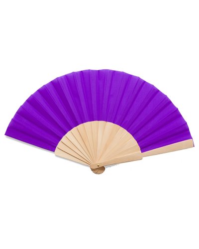 Ventaglio con stecche in legno Maden Viola