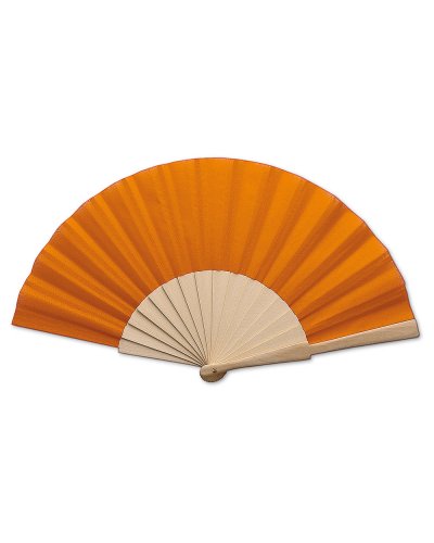 Ventaglio con stecche in legno Maden Arancione
