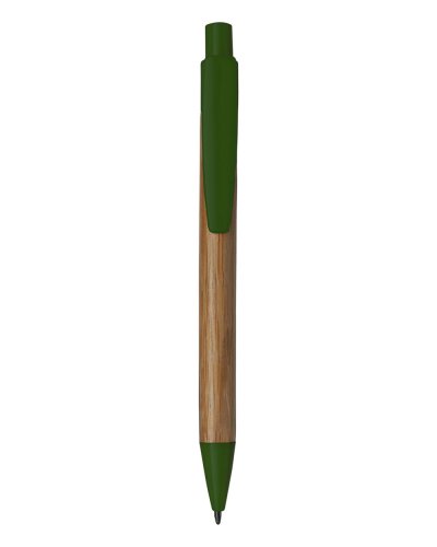 Penna a sfera in bamboo Lacey Verde