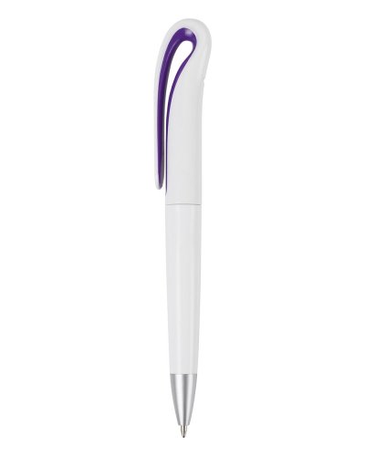 Penna a sfera cigno in ABS Ibiza Viola