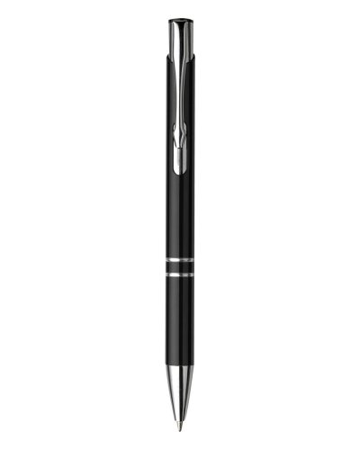 Penna a sfera in alluminio Albacete Nero