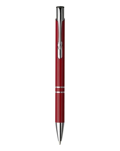 Penna a sfera in alluminio Albacete Rosso
