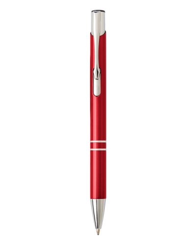 Penna a sfera in alluminio Delia Rosso