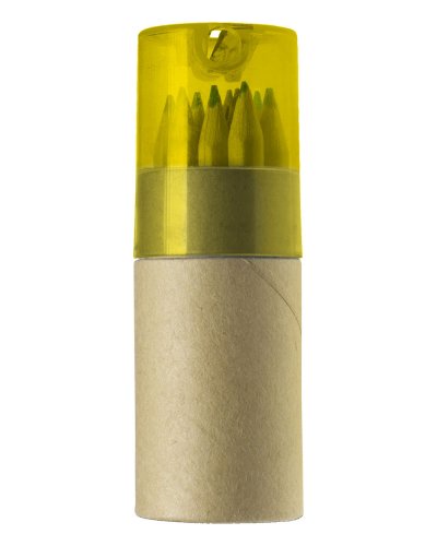 Set 12 matite colorate Terrence Giallo