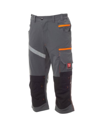 Pantaloni pirata unisex Smoke/Nero