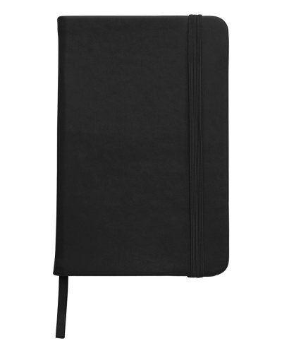 Taccuino formato A5 a righe in PU Eva Nero