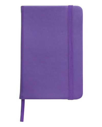 Taccuino formato A5 a righe in PU Eva Viola