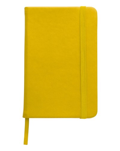 Taccuino formato A6 a righe in PU Dita Giallo