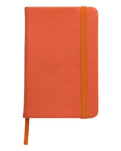 Taccuino formato A6 a righe in PU Dita Arancio