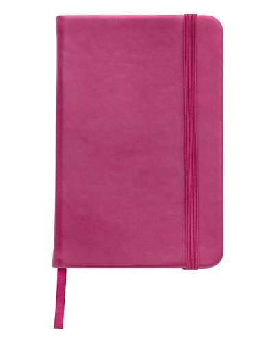 Taccuino formato A6 a righe in PU Dita Rosa