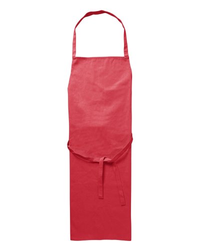 Grembiule in cotone Misty Rosso