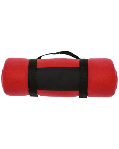 Coperta in pile Nora Rosso