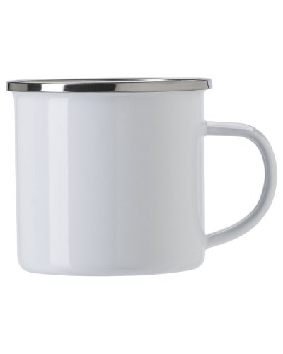 Bicchiere smaltato 350 ml Jamaal Bianco