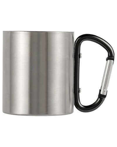 Tazza da viaggio in acciaio inox 185 ml Nella Nero