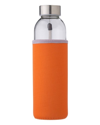 Borraccia in vetro 500 ml Nika Arancio