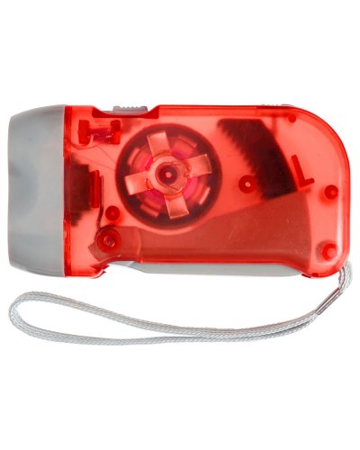 Torcia tascabile in ABS Tristan Rosso