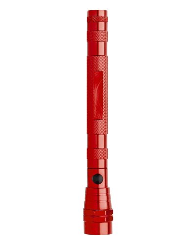 Torcia 3 luci Led in alluminio Aya Rosso