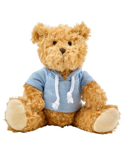 Peluche orsacchiotto Monty Celeste