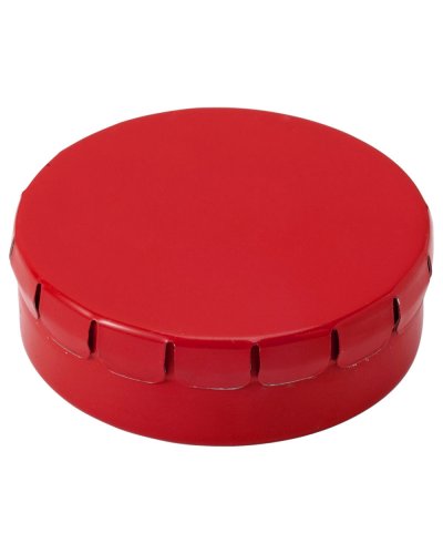 Mentine tascabili custodia in latta Anika Rosso