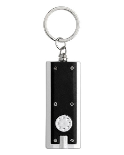 Portachiavi con luce Led in ABS Mitchell Nero