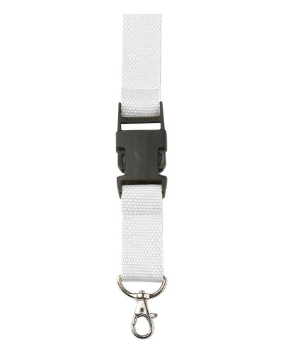 Lanyard con chiusura di sicurezza Bobbi Bianco