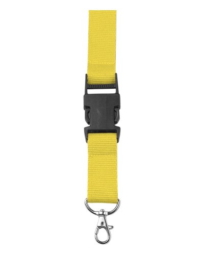 Lanyard con chiusura di sicurezza Bobbi Giallo