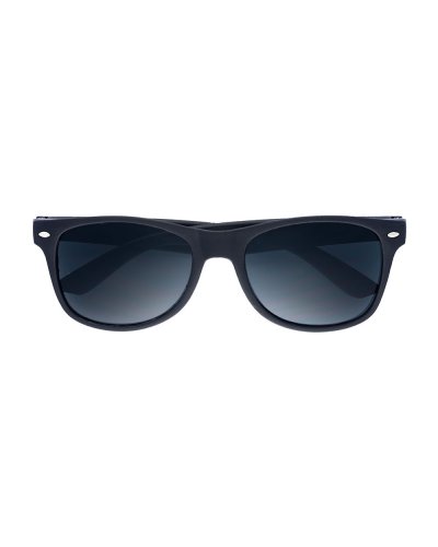 Occhiali da sole Unisex in plastica lenti policarbonato Nero