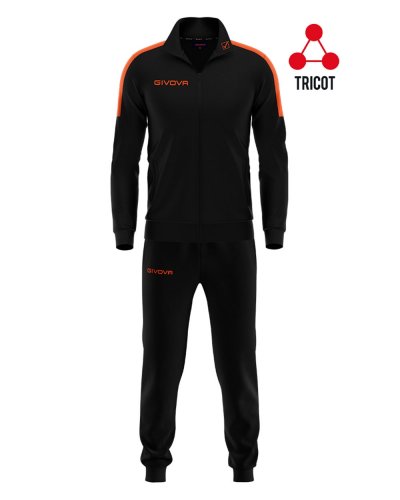 Tuta Revolution Triacetato Donna Nero/Arancio Fluo