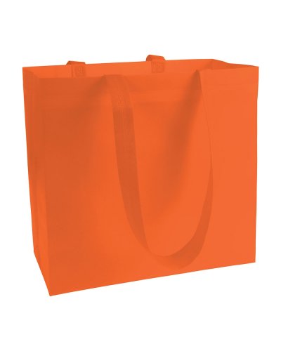 Shopper in TNT laminato Arancione