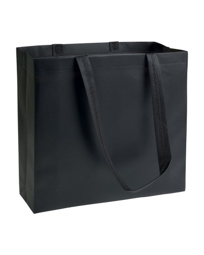 Shopper in TNT laminato Nero