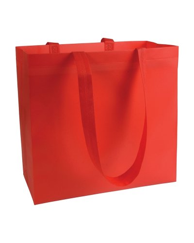 Shopper in TNT laminato Rosso
