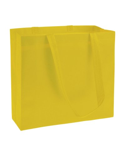 Shopper in TNT laminato Giallo