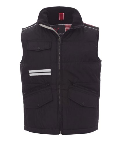 Gilet Da Uomo Sagomato Mig 2.0 Nero/Steel grey