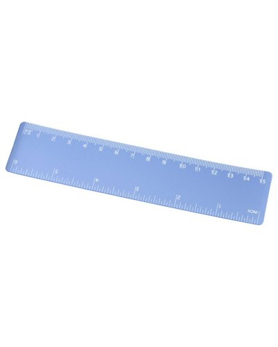 Righello Rothko da 15 cm in plastica Blu satinato
