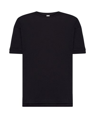 T-shirt break man Black