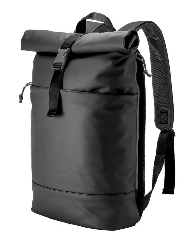 Zaino porta pc in soft pu water Nero