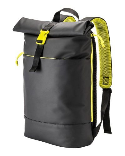 Zaino porta pc in soft pu water Giallo
