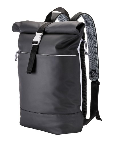 Zaino porta pc in soft pu water Grigio