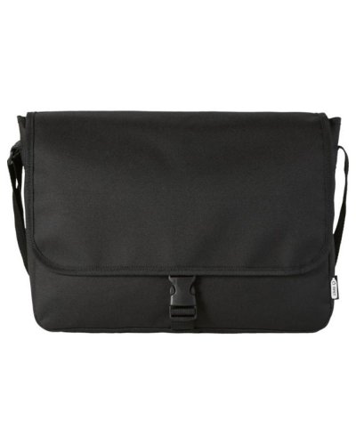 Borsa a tracolla Omaha in plastica riciclata Nero